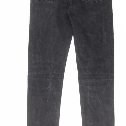Noak Mens Black Cotton Skinny Jeans Size 28 in L32 in Regular Zip