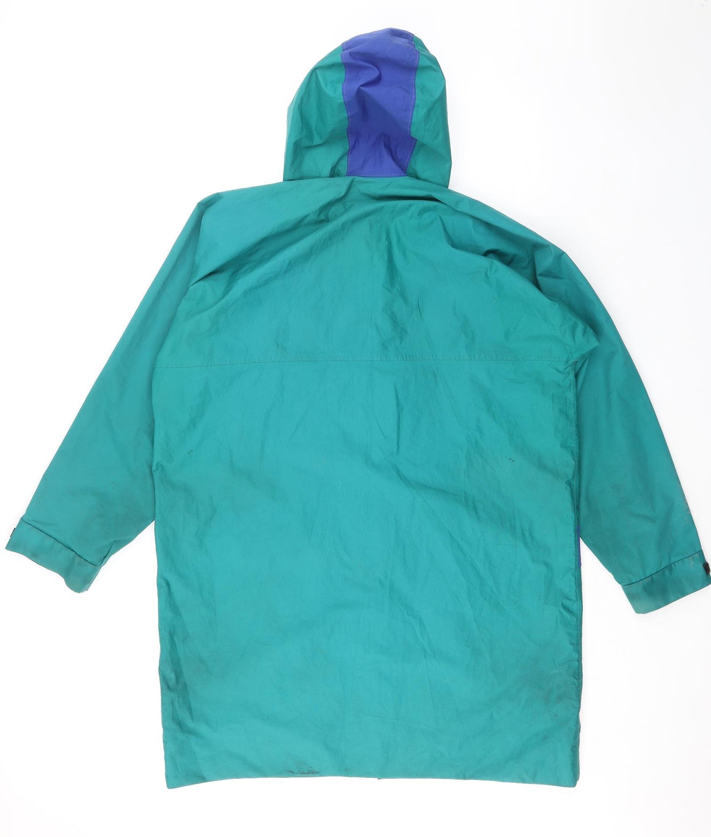 MILAIR Mens Green Rain Coat Jacket Size L Zip