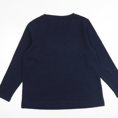Bonmarché Womens Blue Polyester Pullover Sweatshirt Size 16 Pullover - Love