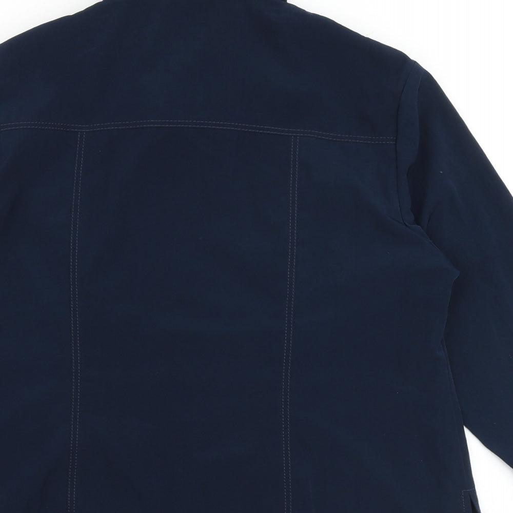 Refa Womens Blue Jacket Size 16 Zip