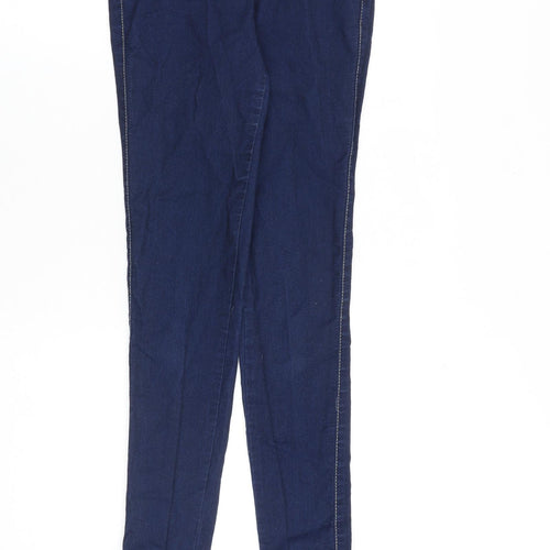 Denim & Co. Womens Blue Cotton Jegging Jeans Size 6 L31 in Regular
