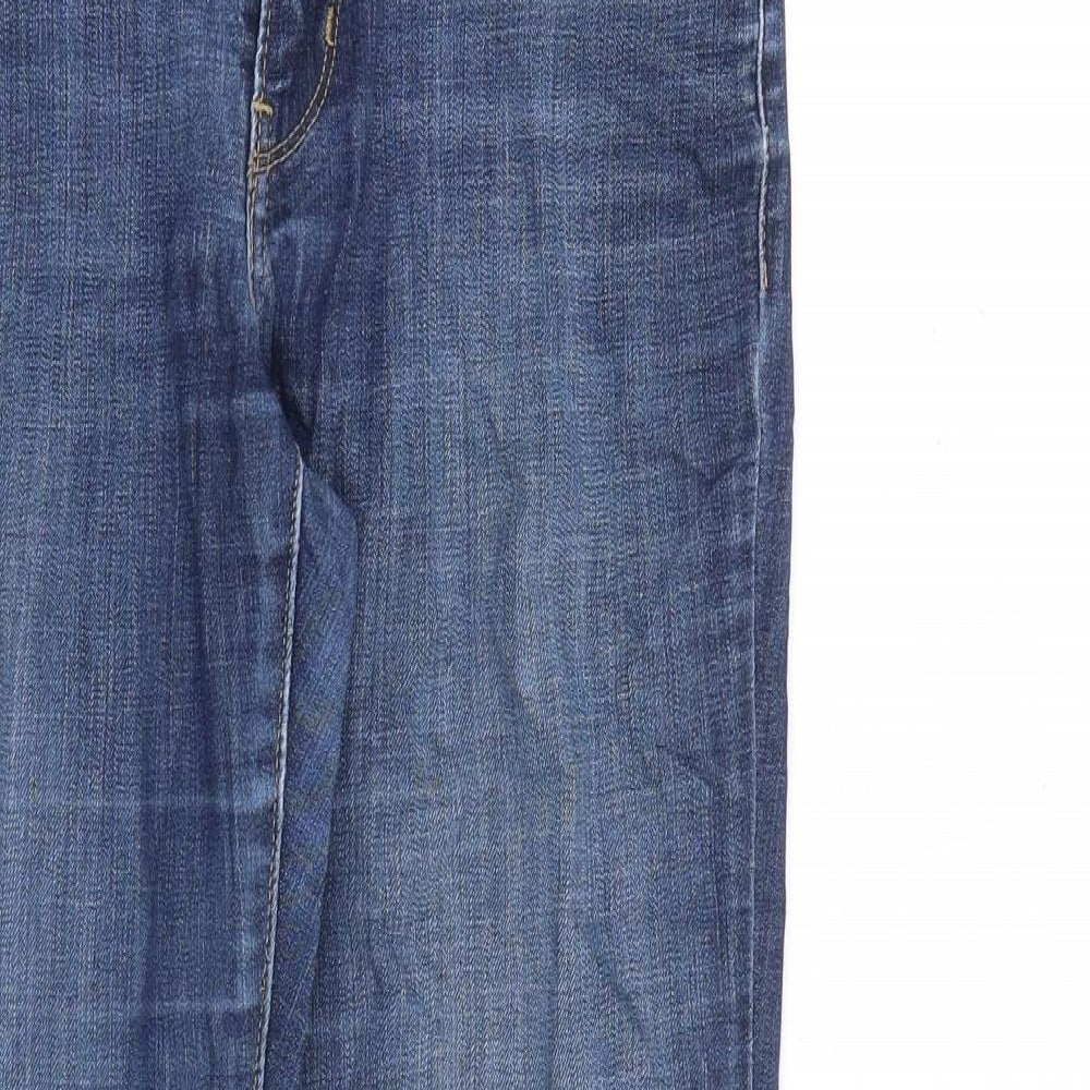 Levi's Womens Blue Cotton Skinny Jeans Size 29 in L29 in Slim Zip