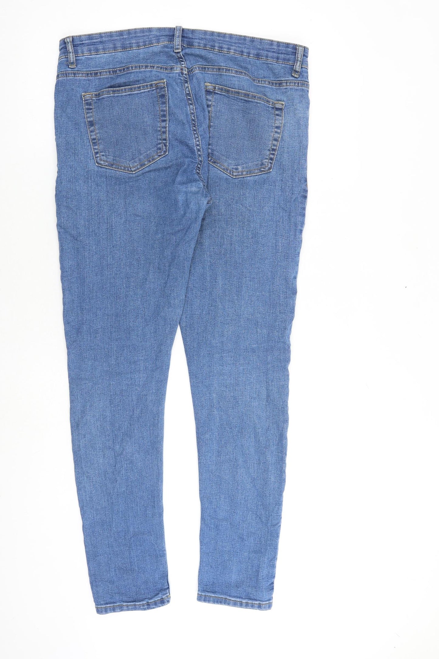 Denim & Co. Mens Blue Cotton Skinny Jeans Size 30 in L30 in Slim Zip