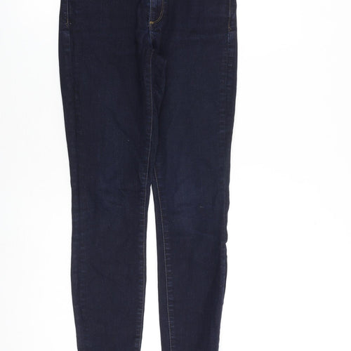 Gap Womens Blue Cotton Skinny Jeans Size 26 in L27 in Slim Zip