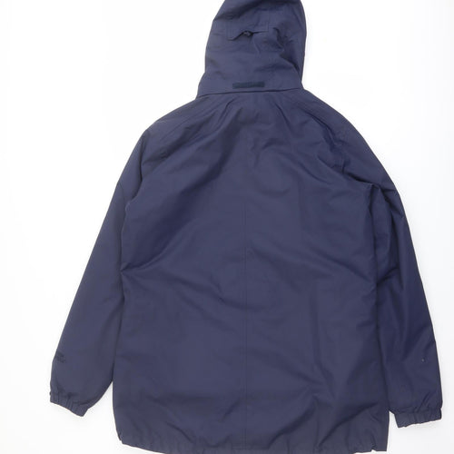 Peter Storm Womens Blue Windbreaker Jacket Size 14 Zip