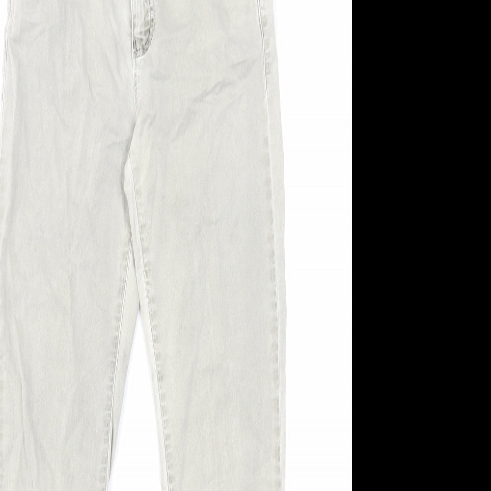 Emporio Armani Womens Green Cotton Skinny Jeans Size 24 in L26 in Regular Zip