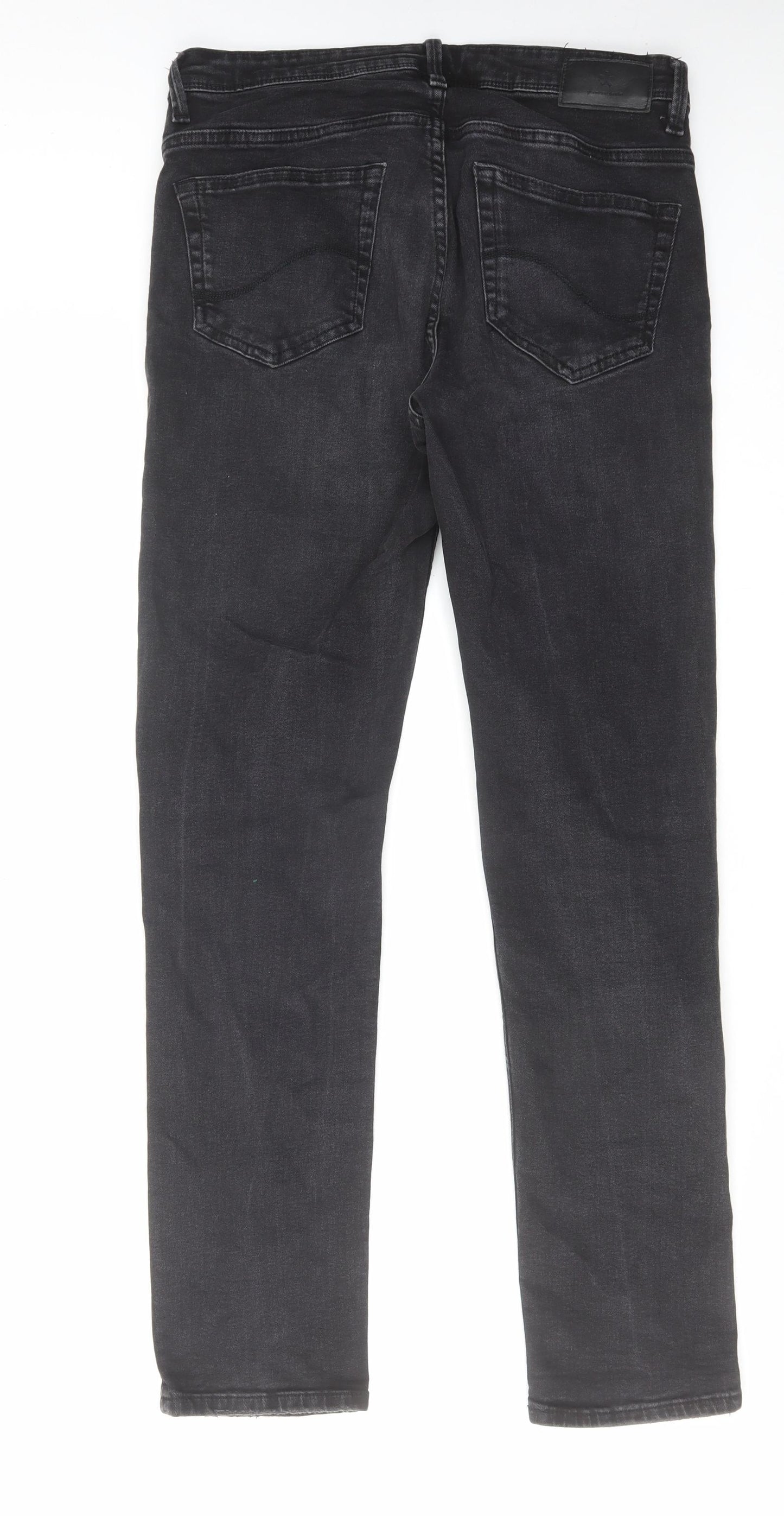 celio* Womens Black Cotton Skinny Jeans Size 12 L34 in Regular Zip