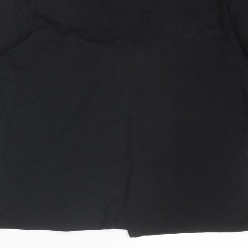 Boden Womens Black V-Neck Cotton Cardigan Jumper Size 14