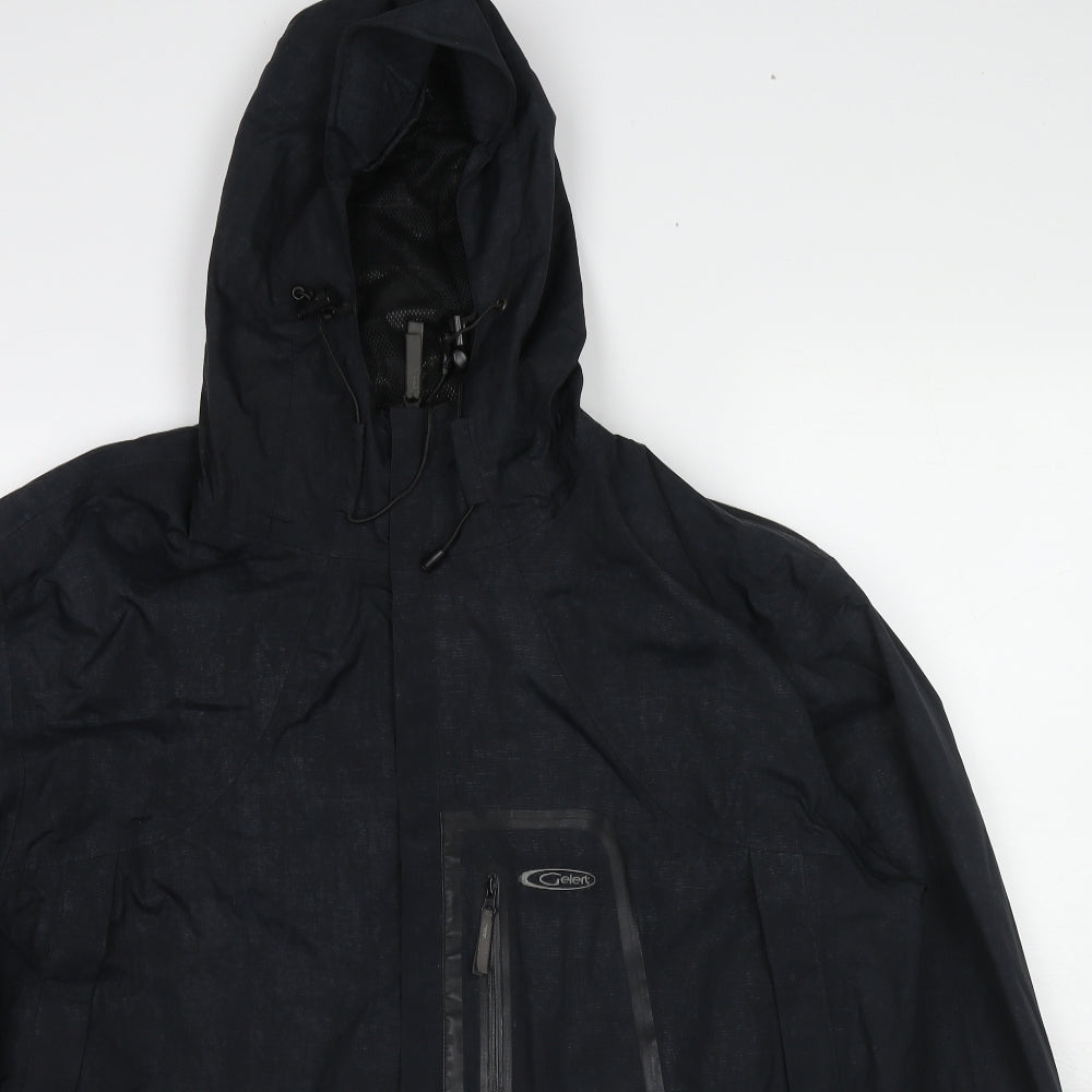 Gelert Womens Black Windbreaker Jacket Size XL Zip