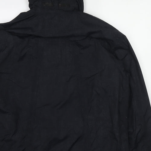 Gelert Womens Black Windbreaker Jacket Size XL Zip