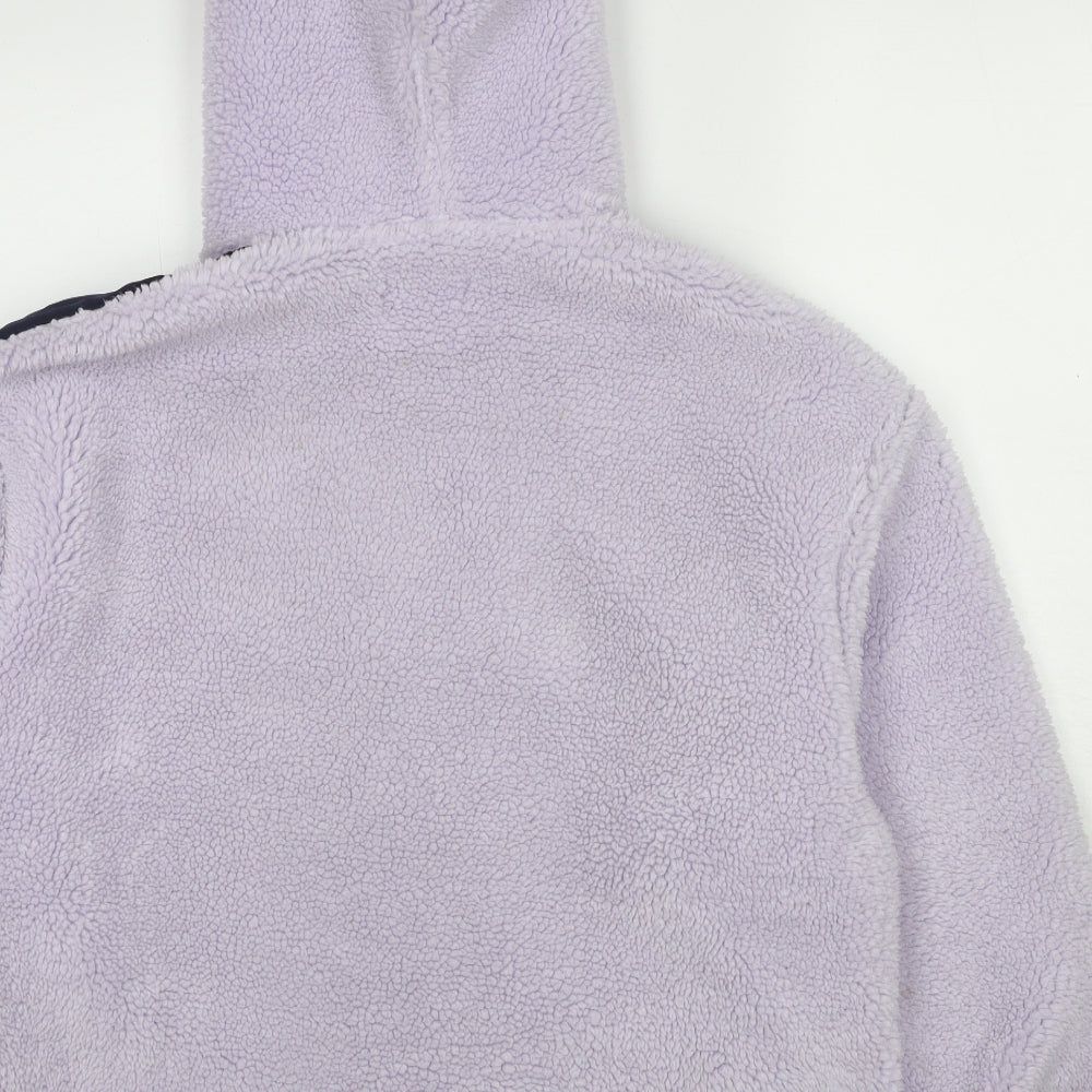 Bershka Womens Purple Polyester Pullover Hoodie Size M Pullover - Teddy Bear Style