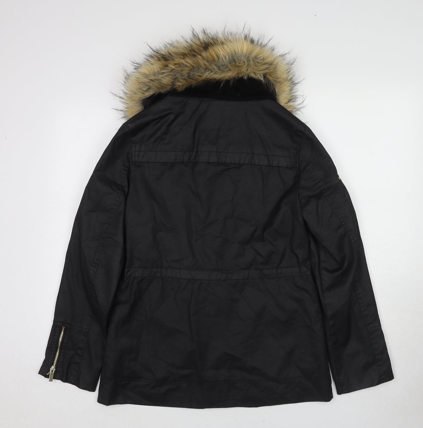 Miss Selfridge Womens Black Jacket Size 8 Zip