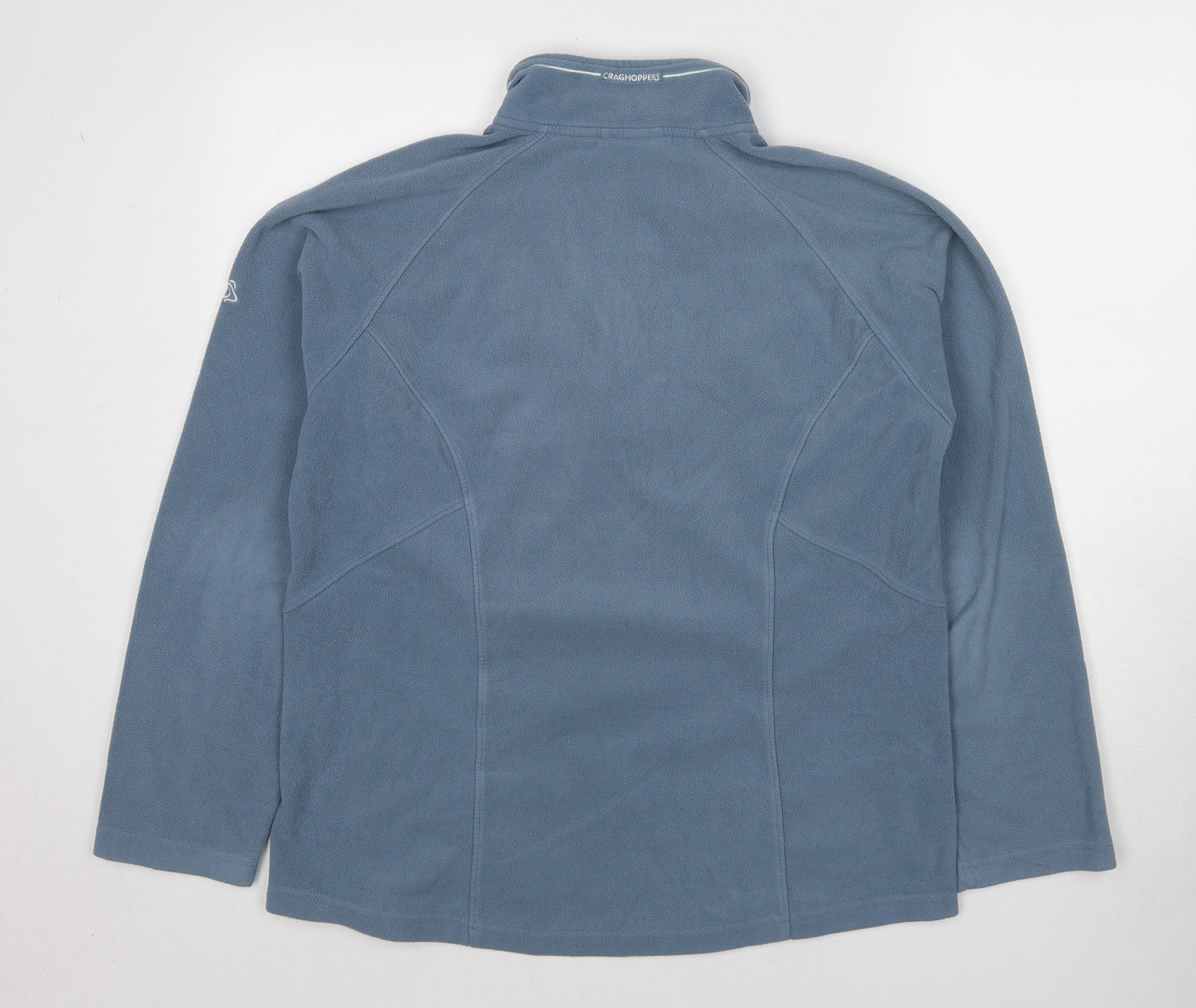 Craghoppers Womens Blue Polyester Pullover Sweatshirt Size 16 Zip