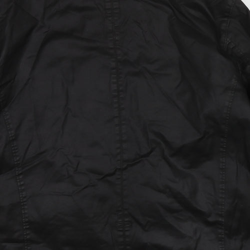 Marks and Spencer Mens Black Jacket Size L Zip