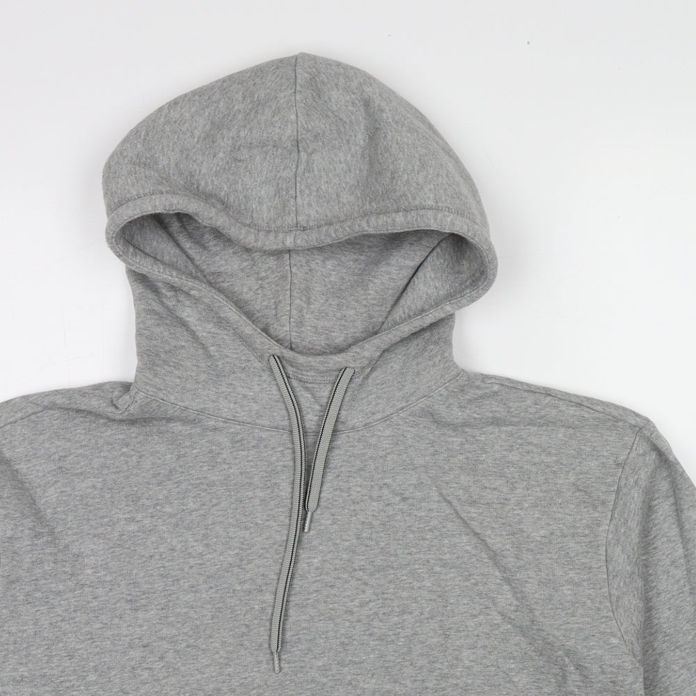 Champion Womens Grey Cotton Pullover Hoodie Size S Pullover