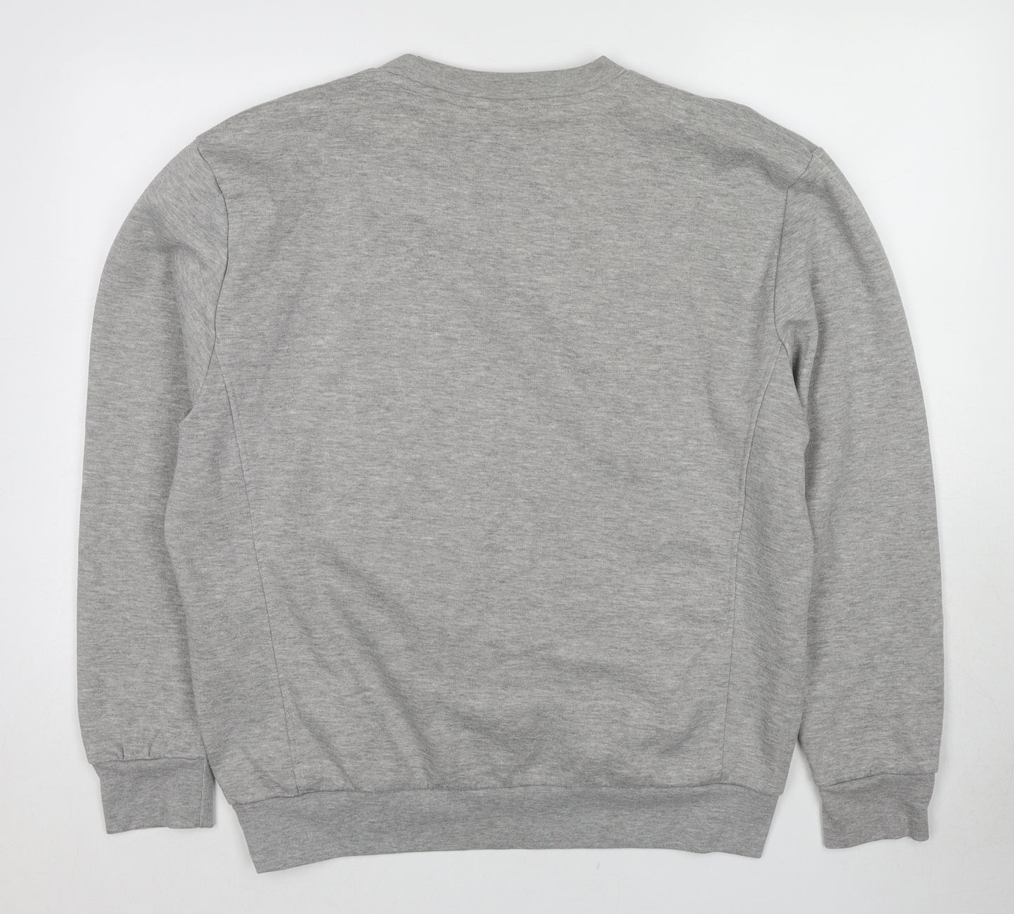 Slazenger Mens Grey Cotton Pullover Sweatshirt Size L