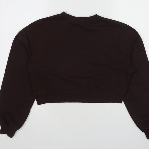 Divided by H&M Womens Brown Cotton Pullover Sweatshirt Size S Pullover - Love