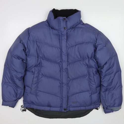 Craghoppers Womens Blue Puffer Jacket Jacket Size 12 Zip