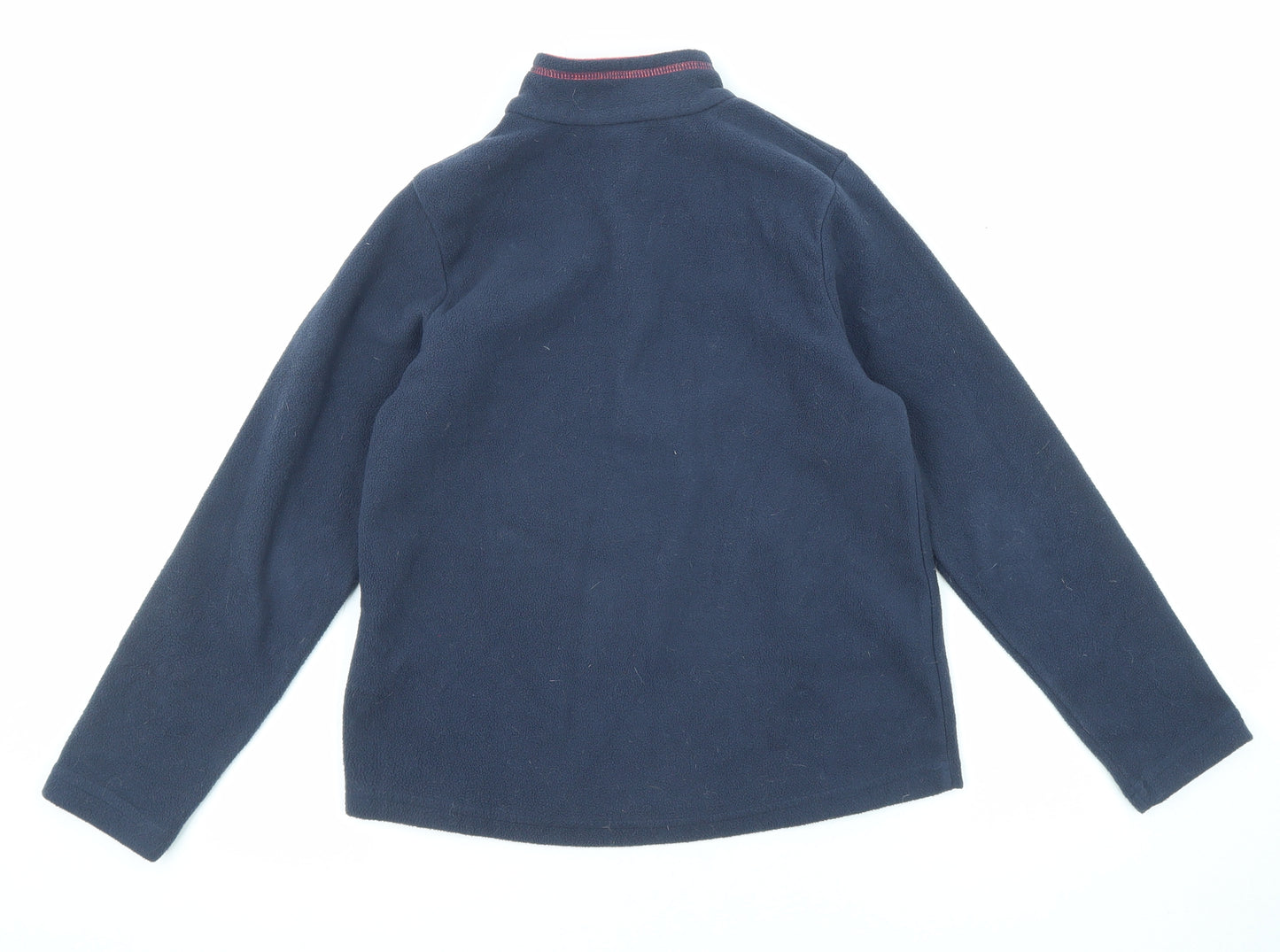 Quechua Girls Blue Polyester Pullover Sweatshirt Size 8-9 Years Zip
