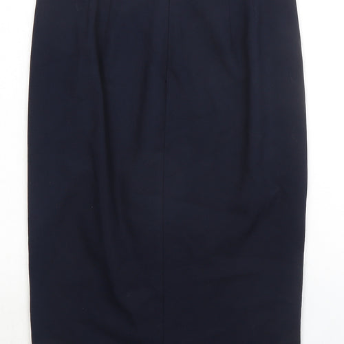 NEXT Womens Blue Polyester Straight & Pencil Skirt Size 6 Zip