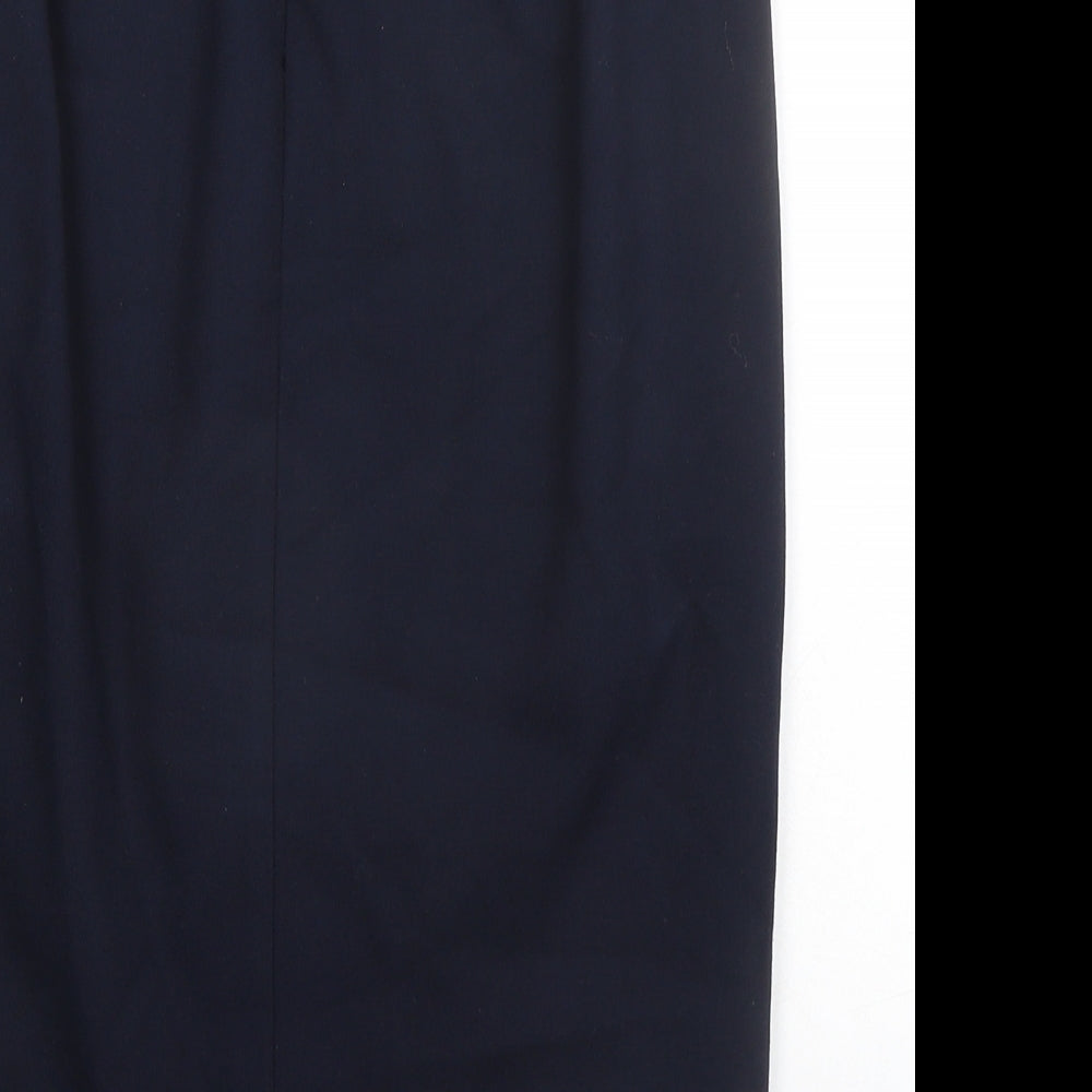 NEXT Womens Blue Polyester Straight & Pencil Skirt Size 6 Zip