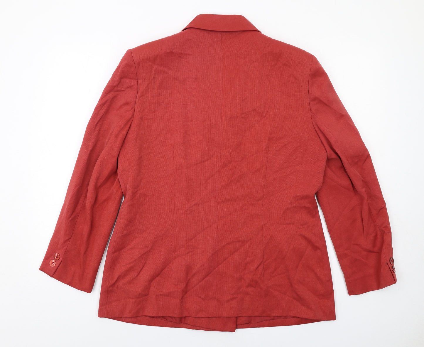 Principles Womens Red Jacket Blazer Size 16 Button