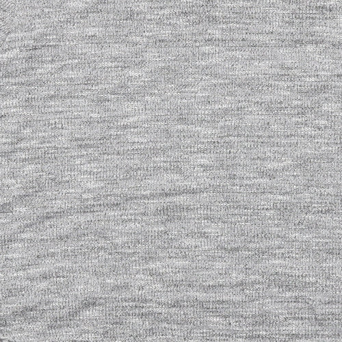 Per Una Womens Grey Round Neck Polyester Pullover Jumper Size 22