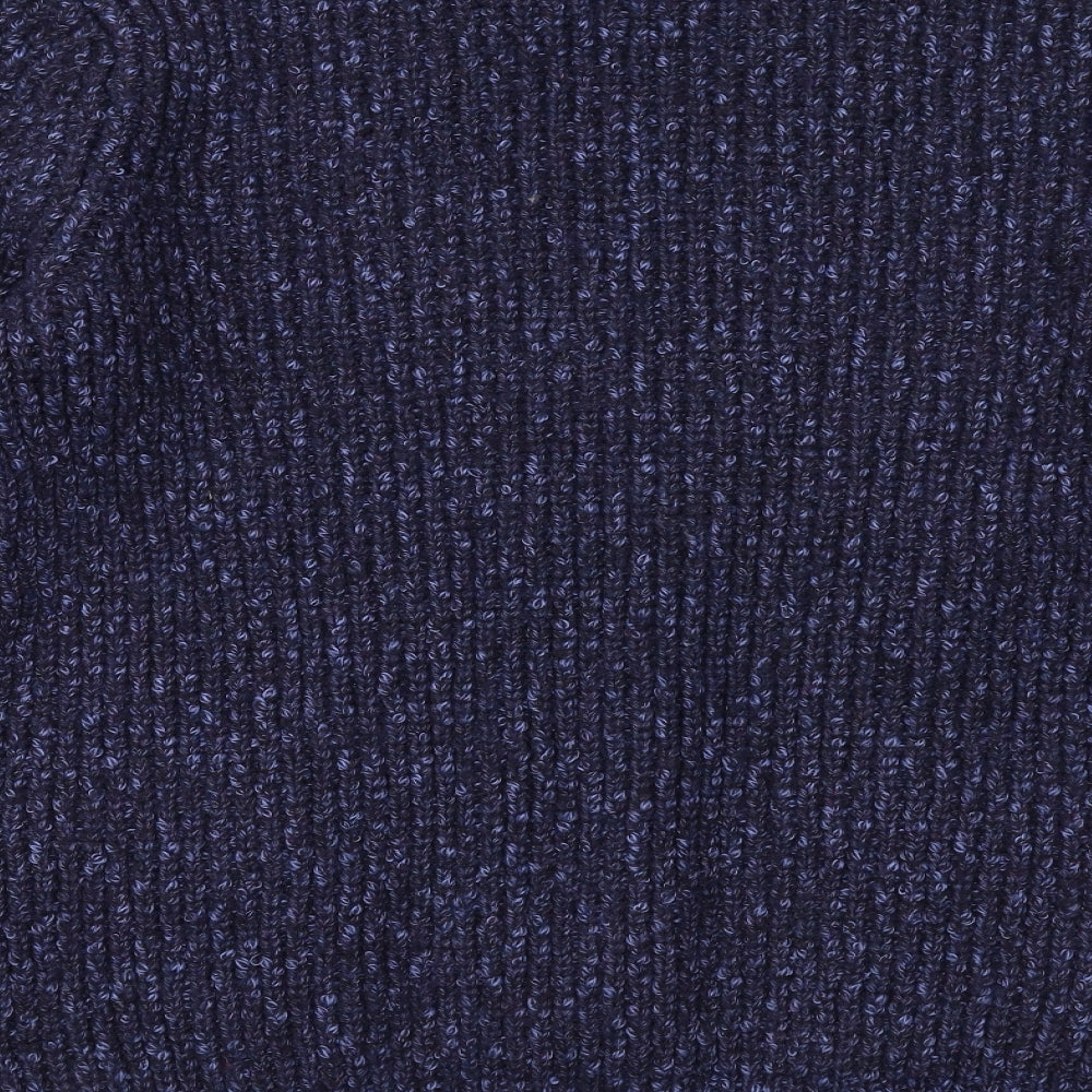 Marks and Spencer Womens Blue V-Neck Polyester Cardigan Jumper Size M