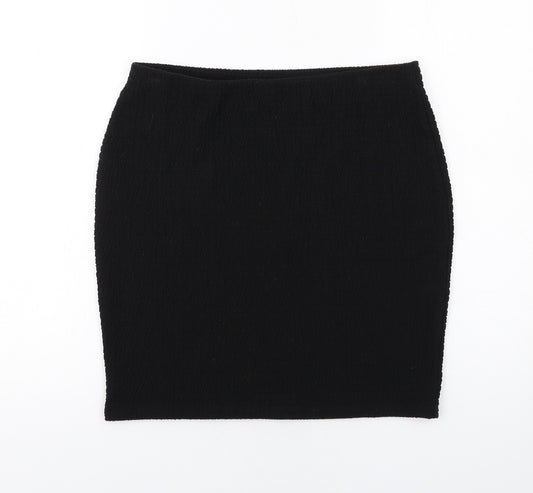 Marks and Spencer Womens Black Polyester Bandage Skirt Size 12