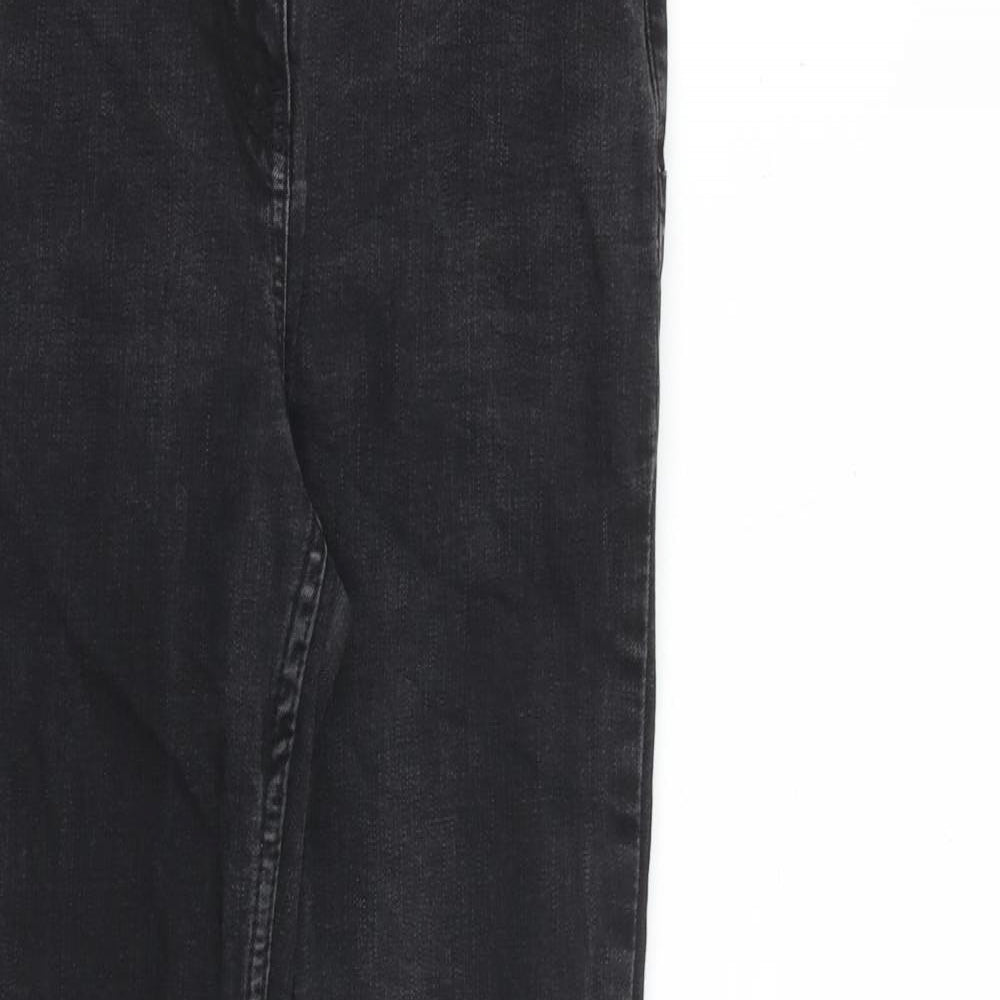 Falmer Heritage Womens Grey Cotton Skinny Jeans Size 8 L27 in Slim Zip
