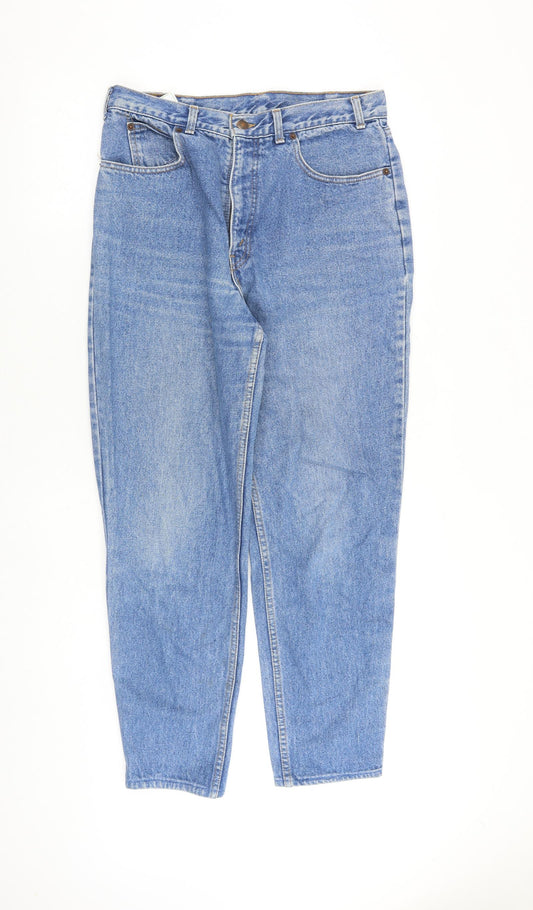 Levi's Mens Blue Cotton Tapered Jeans Size 32 in L28 in Regular Zip