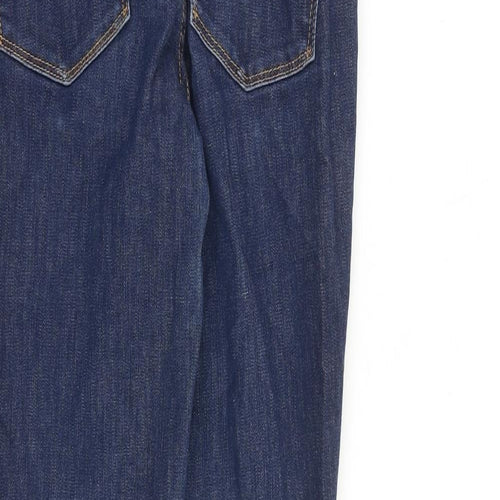 Gap Womens Blue Cotton Skinny Jeans Size 27 in L26 in Slim Zip