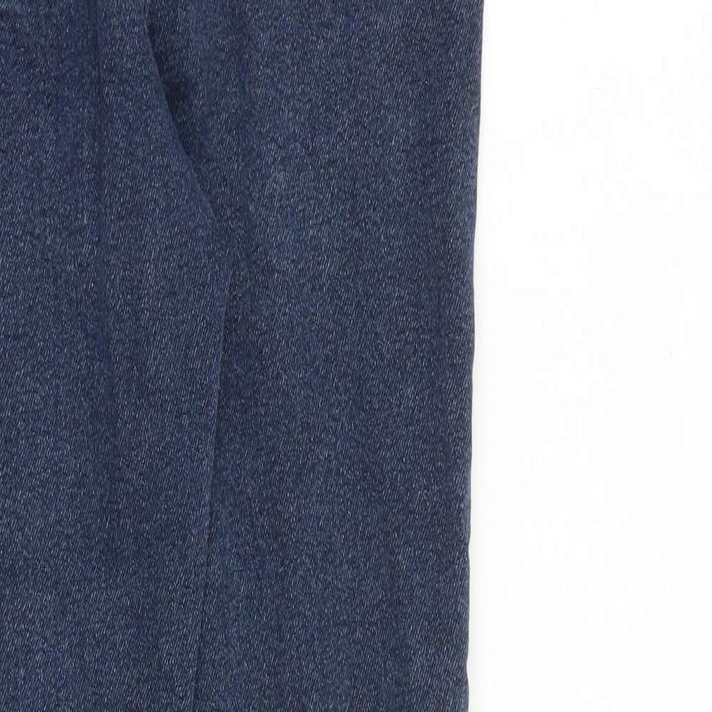 M&Co Womens Blue Cotton Skinny Jeans Size 28 in L25 in Slim Zip