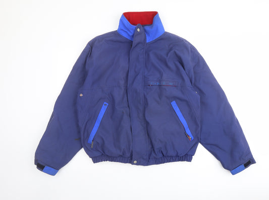 Crew Clothing Mens Blue Jacket Size S Zip