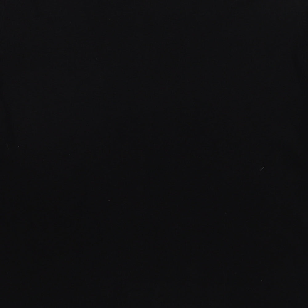 Joella Di Marco Womens Black V-Neck Acrylic Cardigan Jumper Size L