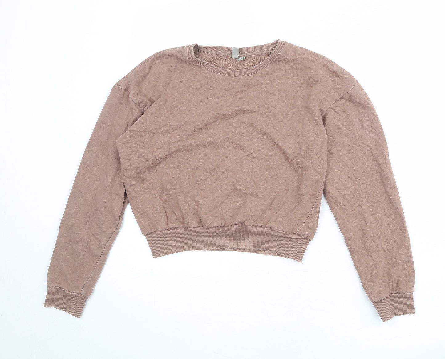 ASOS Womens Brown 100% Cotton Pullover Sweatshirt Size S Pullover