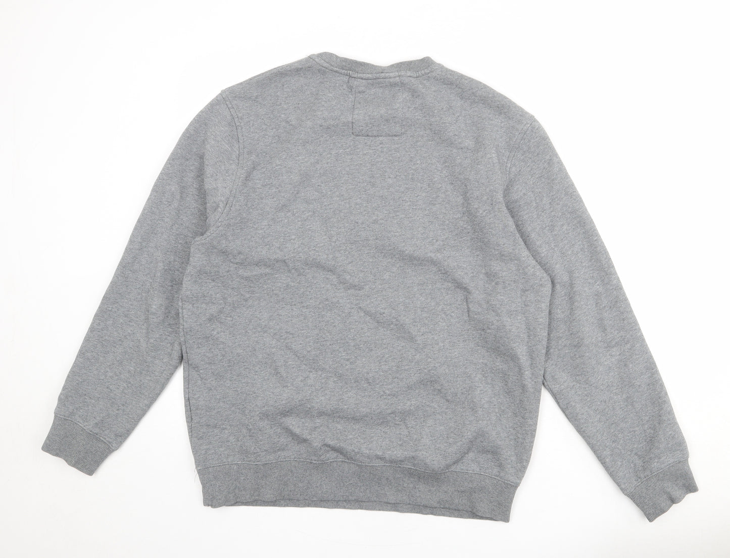 Luke Mens Grey Cotton Pullover Sweatshirt Size XL