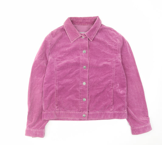 Per Una Womens Purple Jacket Size 14 Button