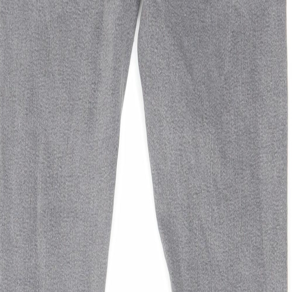 Bershka Womens Grey Cotton Skinny Jeans Size 6 L27 in Regular Zip