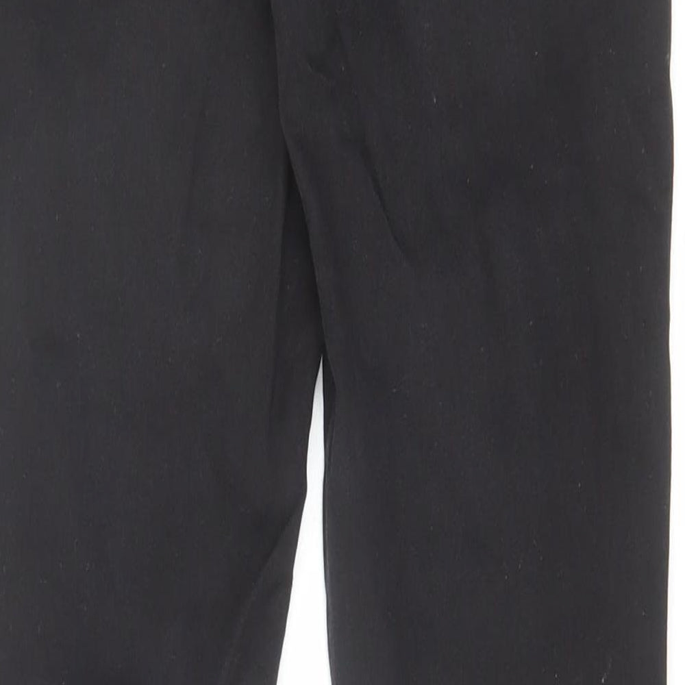 Dorothy Perkins Womens Black Cotton Skinny Jeans Size 10 L29 in Regular Zip