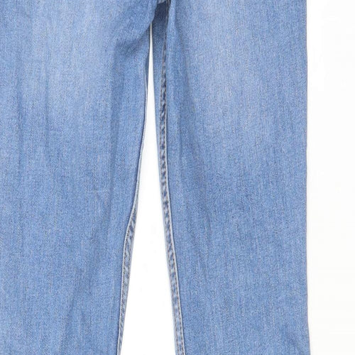Hollister Womens Blue Cotton Flared Jeans Size 28 in L32 in Regular Zip