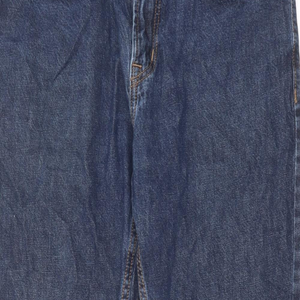 Old Navy Mens Blue Cotton Straight Jeans Size 36 in L31 in Regular Zip