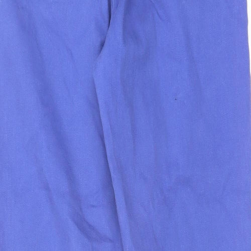 Jasper Conran Womens Purple Cotton Skinny Jeans Size 12 L27 in Regular Zip