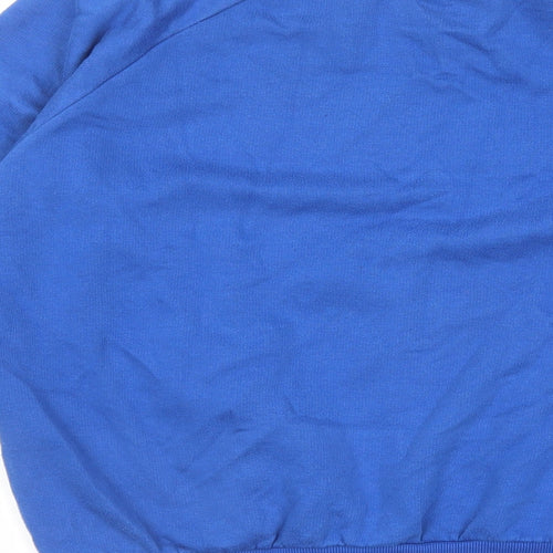 Donnay Mens Blue Cotton Pullover Sweatshirt Size M