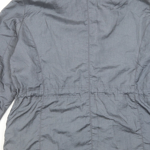 Bonmarché Womens Grey Jacket Size 14 Zip