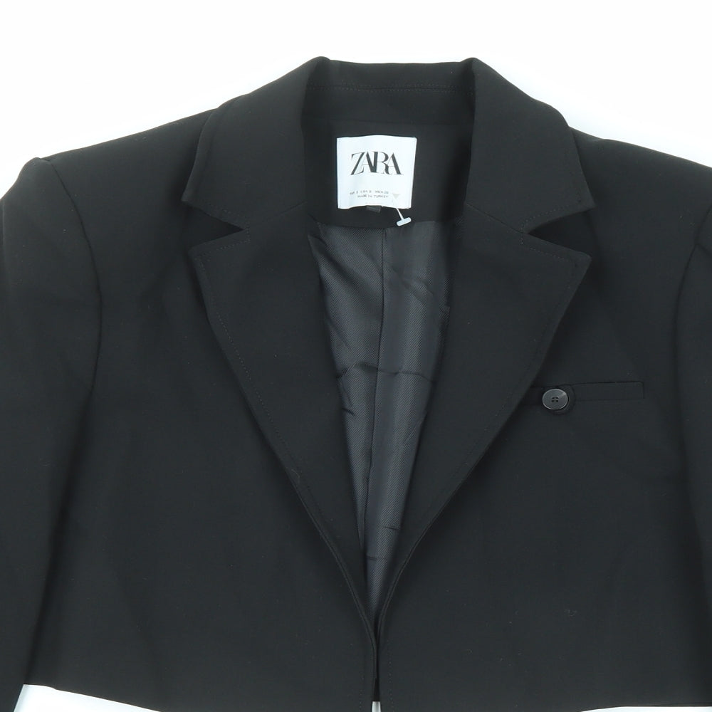 Zara Womens Black Jacket Blazer Size S