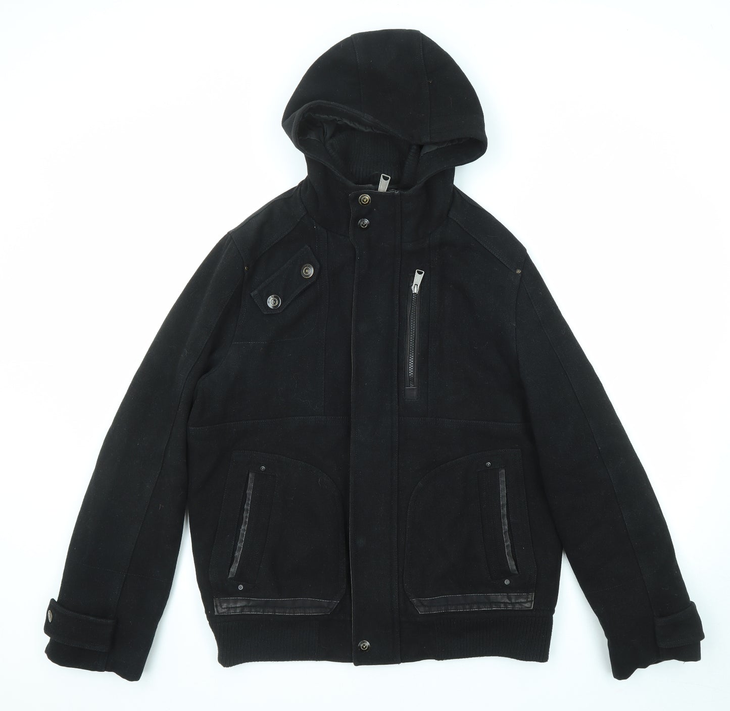 Burton Mens Black Jacket Size M Zip