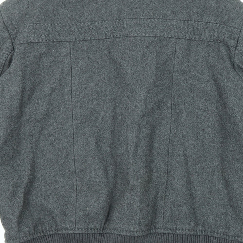 H&M Mens Grey Jacket Size XL Button