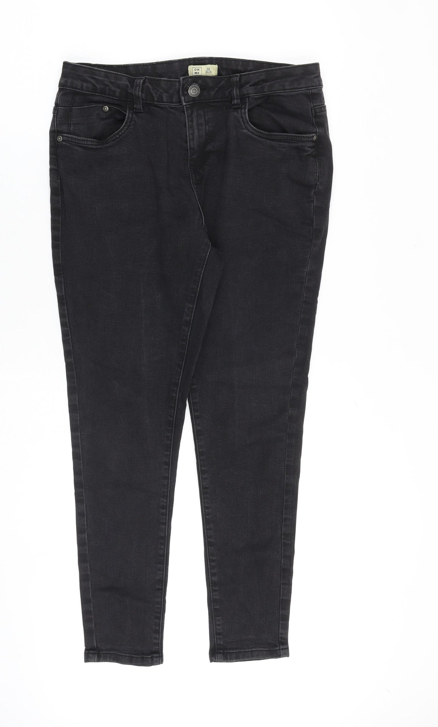DNMX Womens Black Cotton Skinny Jeans Size 32 in L28 in Slim Zip