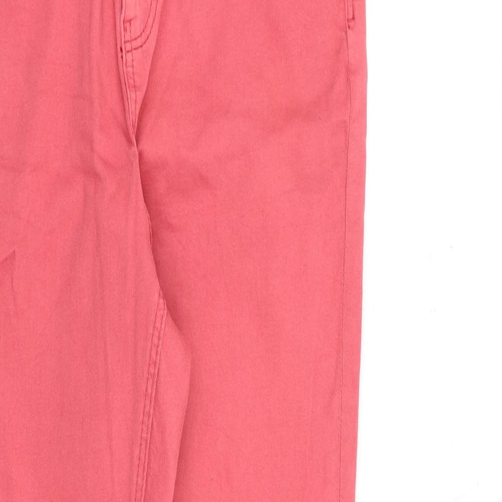 George Womens Pink Cotton Skinny Jeans Size 12 L30 in Slim Zip